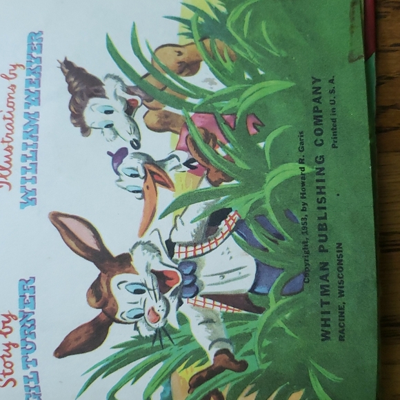 Vintage 50s Uncle Wiggily And The Alligator Hardcover Children's Book - Picture 3 of 9